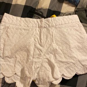 White Shelby shorts